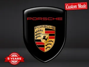 Porsche Silikonsticker Robust Hochwertig Professionell
